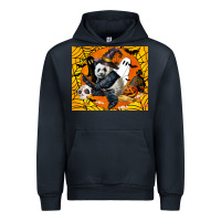 Navy panda halloween Urban Hoodie - LillyAllenDesigns