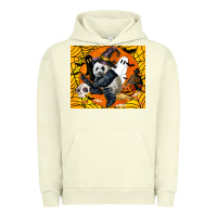 Pigment Pistachio panda halloween Urban Hoodie - LillyAllenDesigns