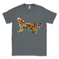 Charcoal Heather christmas bengal cat Classic Tee - LillyAllenDesigns