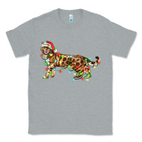 Heather Grey christmas bengal cat Classic Tee - LillyAllenDesigns