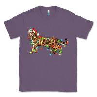 Lavender christmas bengal cat Classic Tee - LillyAllenDesigns
