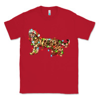 Red christmas bengal cat Classic Tee - LillyAllenDesigns