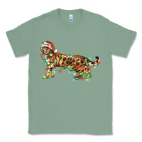 Sage christmas bengal cat Classic Tee - LillyAllenDesigns
