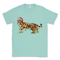 Seafoam christmas bengal cat Classic Tee - LillyAllenDesigns