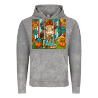 Cloud Rock Western Fall Cow Vintage Hoodie - LillyAllenDesigns