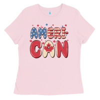 Bubblegum Pink American Ladies Tee - MaliasSmallBusiness