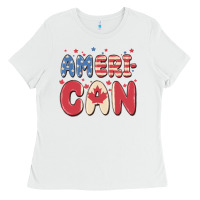 White American Ladies Tee - MaliasSmallBusiness