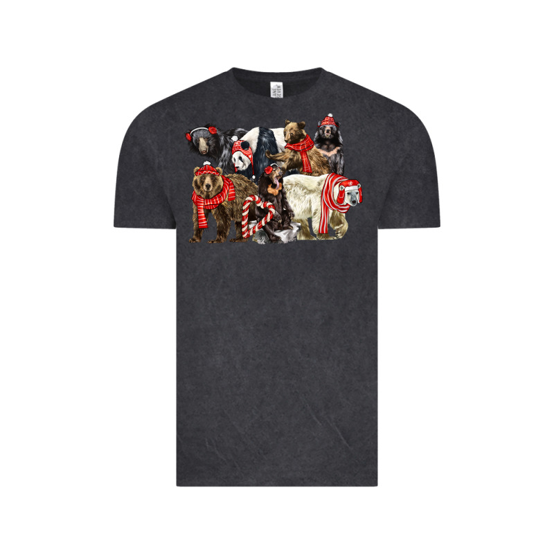 Christmas Bear Family Vintage Tee by LillyAllenDesigns | Teevron