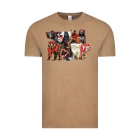 Vintage Coffee Christmas Bear Family Vintage Tee - LillyAllenDesigns