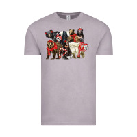 Vintage Zinc Christmas Bear Family Vintage Tee - LillyAllenDesigns