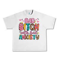 Lunar Rock bad bitch with bad anxiety Urban Heavy Tee - Artiststas
