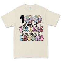 Bone 100 days of sparkle learning and laugh faux sequin Premium Tee - MaliasSmallBusiness