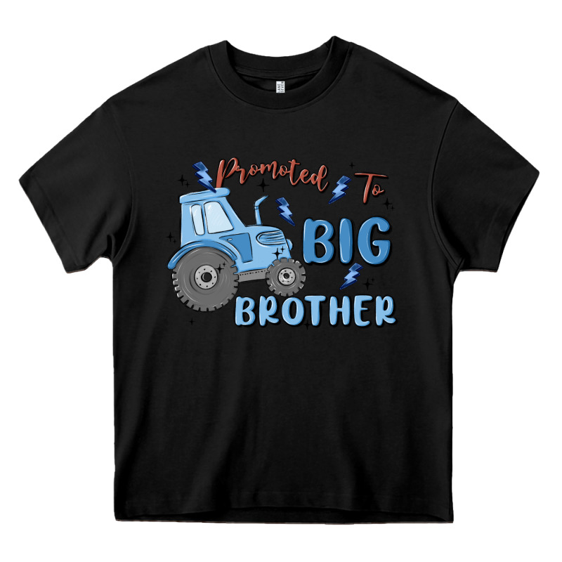 Promoted To Big Brother Heavy Core Tee by MaliasSmallBusiness | Teevron