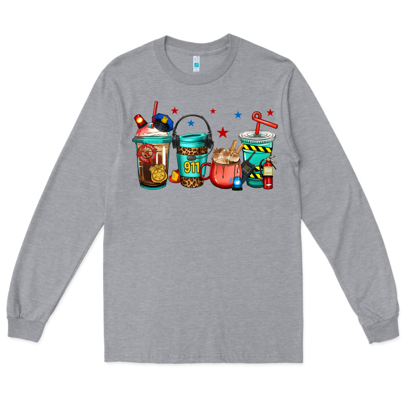 911 Police Firefighter Dispatcher Long Sleeve Tee by Jasminsmagicworld | Teevron