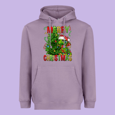 Merry Christmas Dragon Heavyweight Hoodie Designed By Fadigitalartstudio