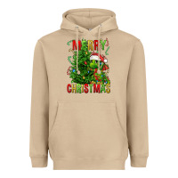 Mushroom merry christmas dragon Heavyweight Hoodie - FaDigitalArtStudio