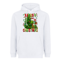 White merry christmas dragon Heavyweight Hoodie - FaDigitalArtStudio