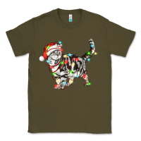 Army Green christmas american shorthair cat Classic Tee - LillyAllenDesigns