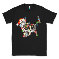 Black christmas american shorthair cat Classic Tee - LillyAllenDesigns