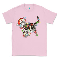 Bubblegum Pink christmas american shorthair cat Classic Tee - LillyAllenDesigns