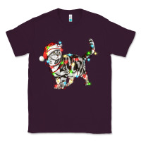 Plum christmas american shorthair cat Classic Tee - LillyAllenDesigns