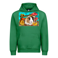 Emerald Guinea Pig Kid's Urban Hoodie - LillyAllenDesigns