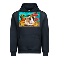 Navy Guinea Pig Kid's Urban Hoodie - LillyAllenDesigns