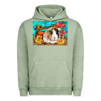 Pigment Oil Green Guinea Pig Kid's Urban Hoodie - LillyAllenDesigns