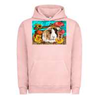 Pigment Salmon Guinea Pig Kid's Urban Hoodie - LillyAllenDesigns