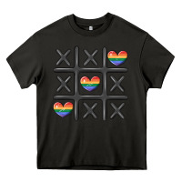Asphalt pride tic tac toe Heavy Core Tee - MaliasSmallBusiness