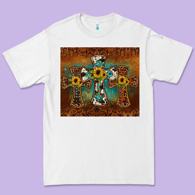 Cross Tumbler Premium Tee Designed By Jahusdesignshop