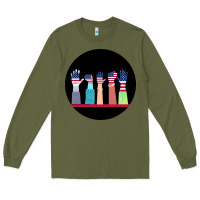 Army Green America Long Sleeve Tee - Bettercallsaul