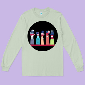 America Long Sleeve Tee Designed By Bettercallsaul