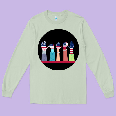 America Long Sleeve Tee Designed By Bettercallsaul