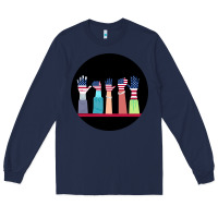 Navy America Long Sleeve Tee - Bettercallsaul