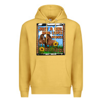 Antique Gold western just a girl who loves horses Premium Hoodie - OliviaCreatesArt