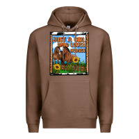 Chestnut western just a girl who loves horses Premium Hoodie - OliviaCreatesArt