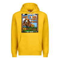 Lemon western just a girl who loves horses Premium Hoodie - OliviaCreatesArt