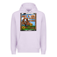 Lilac western just a girl who loves horses Premium Hoodie - OliviaCreatesArt