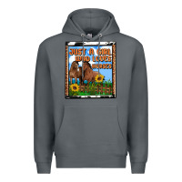 Rock western just a girl who loves horses Premium Hoodie - OliviaCreatesArt