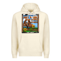 Sandshell western just a girl who loves horses Premium Hoodie - OliviaCreatesArt