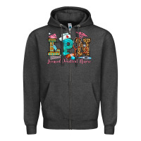 Charcoal Heather licensed practical nurse Zipper Hoodie - OliviaCreatesArt