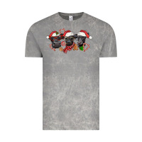 Cloud Rock Christmas Black Angus Cows Vintage Tee - LillyAllenDesigns