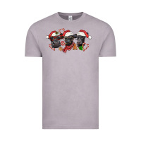 Vintage Zinc Christmas Black Angus Cows Vintage Tee - LillyAllenDesigns