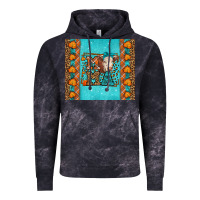 Cloud Black Western Fall Cow Mama Vintage Hoodie - LillyAllenDesigns