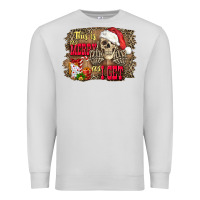 Dove Grey this is as merry as i get skull Premium Sweatshirt - FaDigitalArtStudio