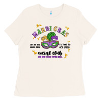 Bone mardi gras social club Ladies Tee - MaliasSmallBusiness