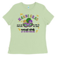 Matcha mardi gras social club Ladies Tee - MaliasSmallBusiness