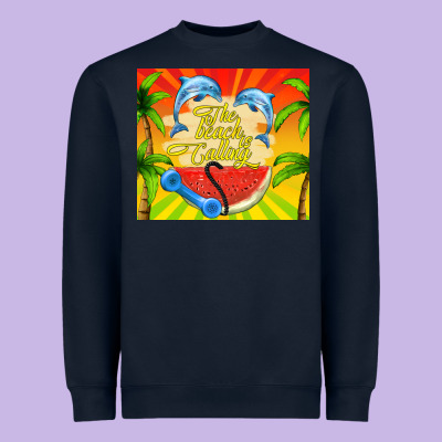 The Beach Is Calling Heavyweight Sweatshirt Designed By Tumblerdesignbyshophia