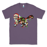 Lavender christmas christmas maine coon cat cat Classic Tee - LillyAllenDesigns
